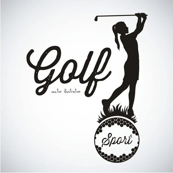 Ikony Golf — Wektor stockowy