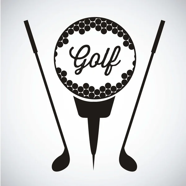 Icônes de golf — Image vectorielle