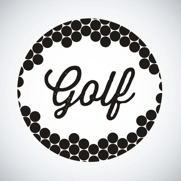 Golf Icons — Stock Vector