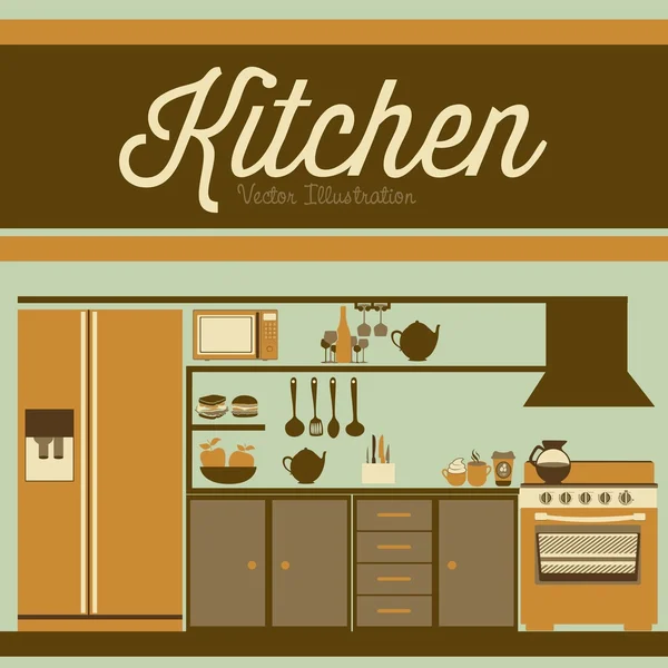 Кухня — стоковый вектор