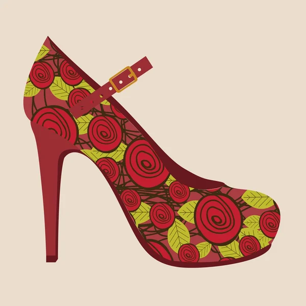 Zapatos de moda — Vector de stock