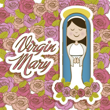 Virgin Mary clipart