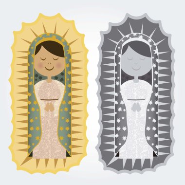 Virgin Mary clipart