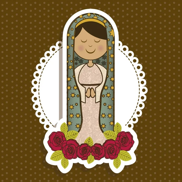 Virgen María — Vector de stock