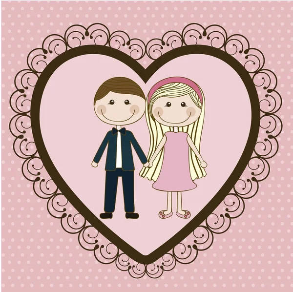 Illustration of love — Stock Vector