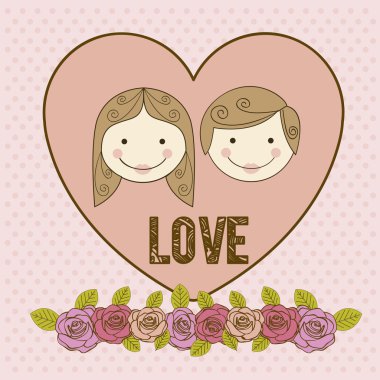aşk illüstrasyon