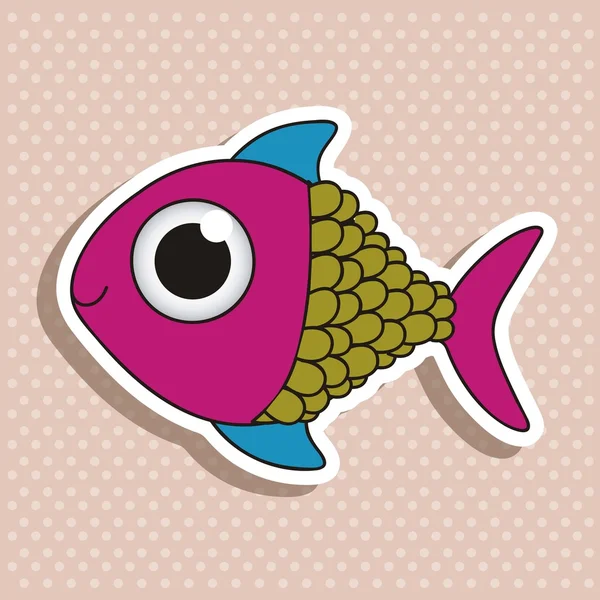 Fish illustration — Stock Vector