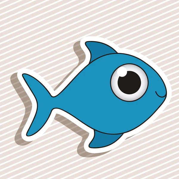 Illustration du poisson — Image vectorielle