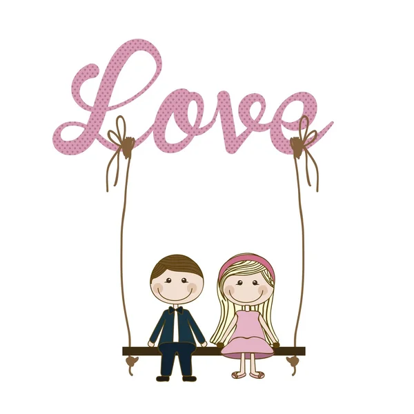 Ilustración amor — Vector de stock