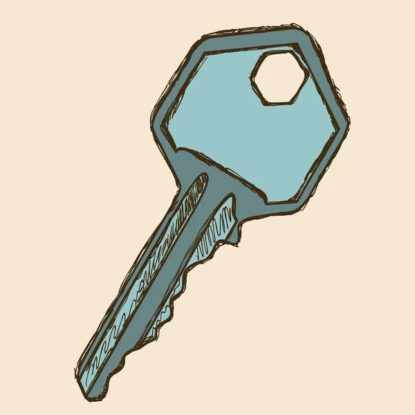 Ilustracja klucz — Wektor stockowy