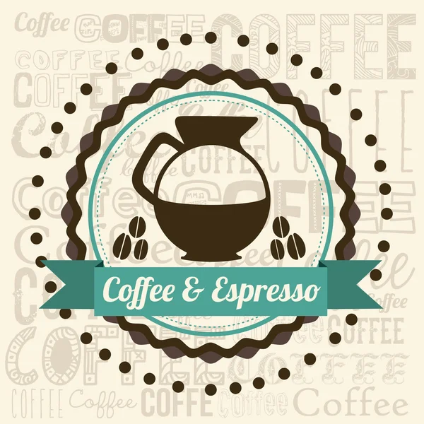 Ilustración de café — Archivo Imágenes Vectoriales