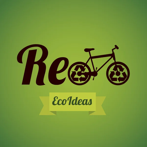 Recycler, réduire et réutiliser — Image vectorielle