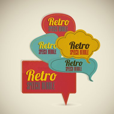 Retro metin balonları