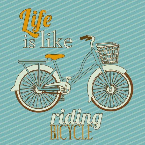 Ilustración de bicicleta — Archivo Imágenes Vectoriales