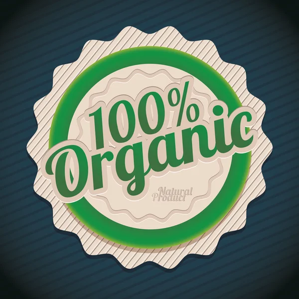 Органические этикетки — стоковый вектор