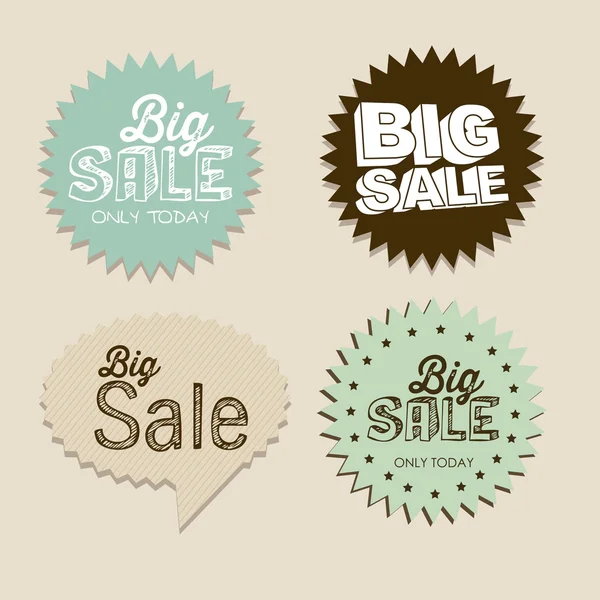 Discount labels — Stock Vector