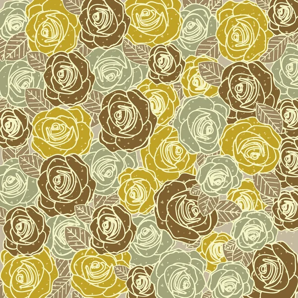 รูปแบบของดอกกุหลาบ — ภาพเวกเตอร์สต็อก