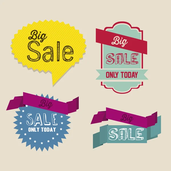 Discount labels — Stock Vector