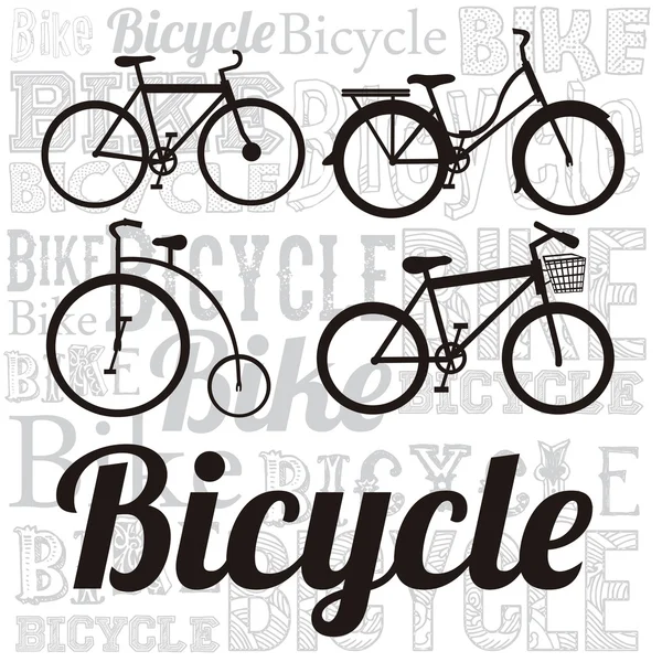 Illustration of Bicycle — Stock Vector