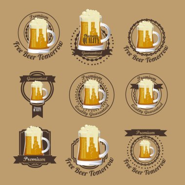 Beer Free label clipart