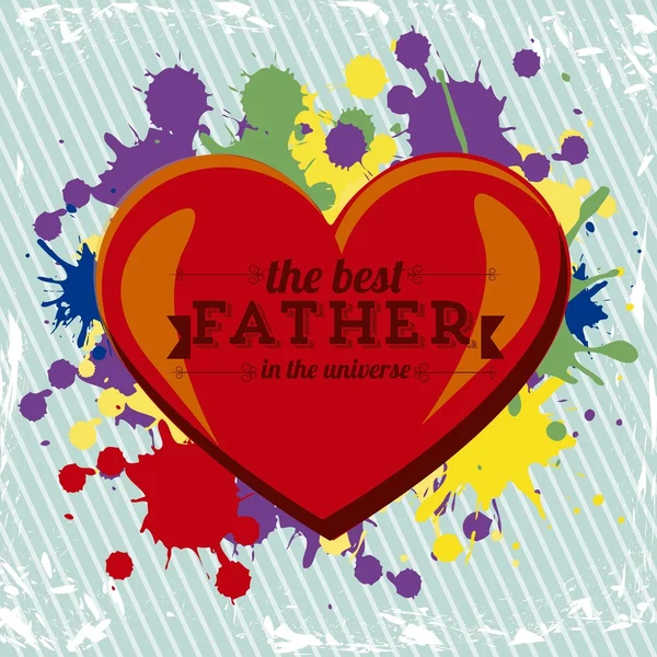 Father's day — Stock Vector