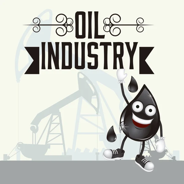 Industria petrolera — Archivo Imágenes Vectoriales