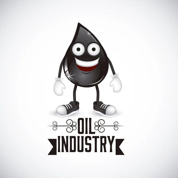 Oljeindustrin — Stock vektor