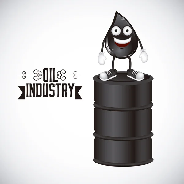 Industrie pétrolière — Image vectorielle