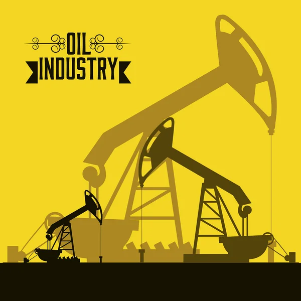 Oil industry — Stock Vector