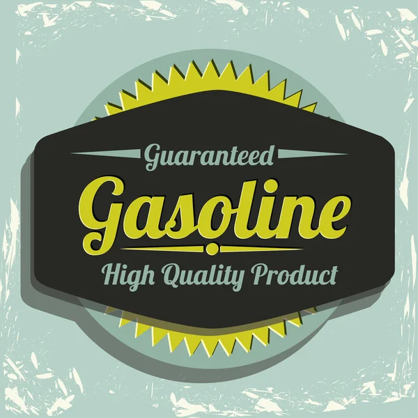 Indústria da gasolina — Vetor de Stock