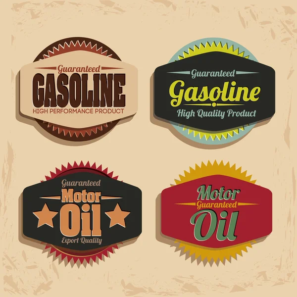 Βιομηχανία βενζίνης — Διανυσματικό Αρχείο