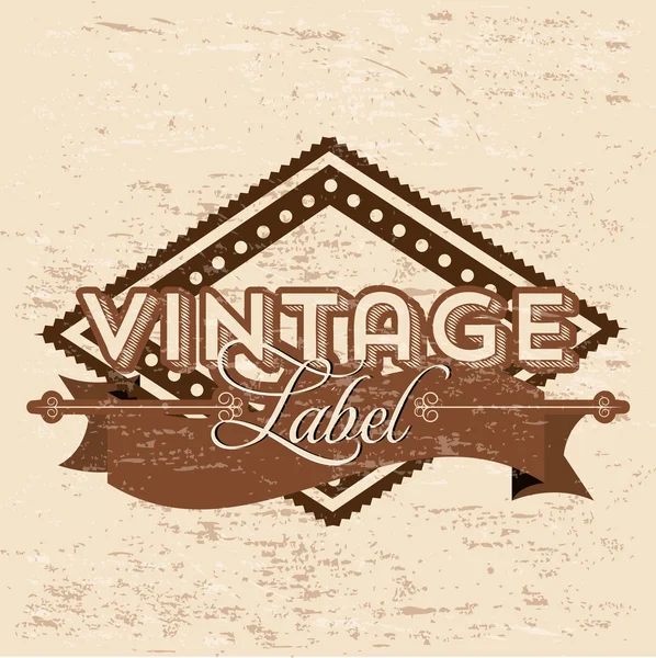 Vintage — Vector de stock