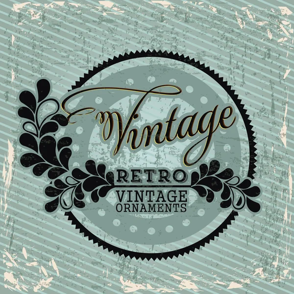 Vintage — Vector de stock