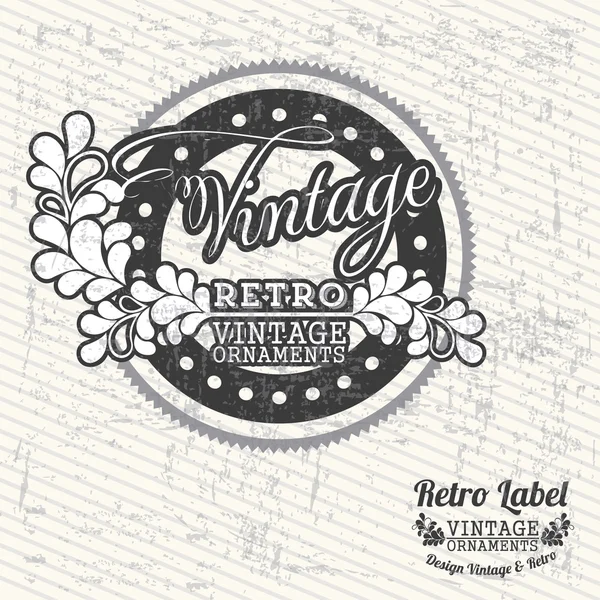 Vintage — Stock Vector