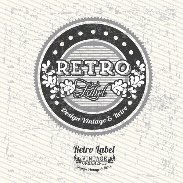 Retro label — Stock Vector