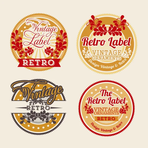 Retro label — Stock Vector