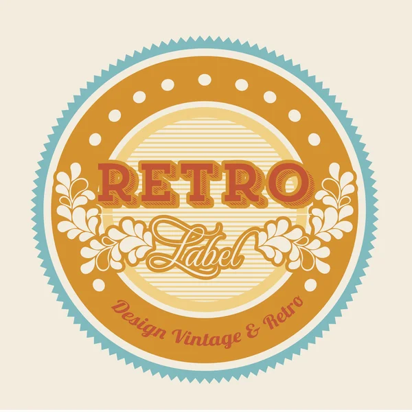 Retro Label — Stock Vector