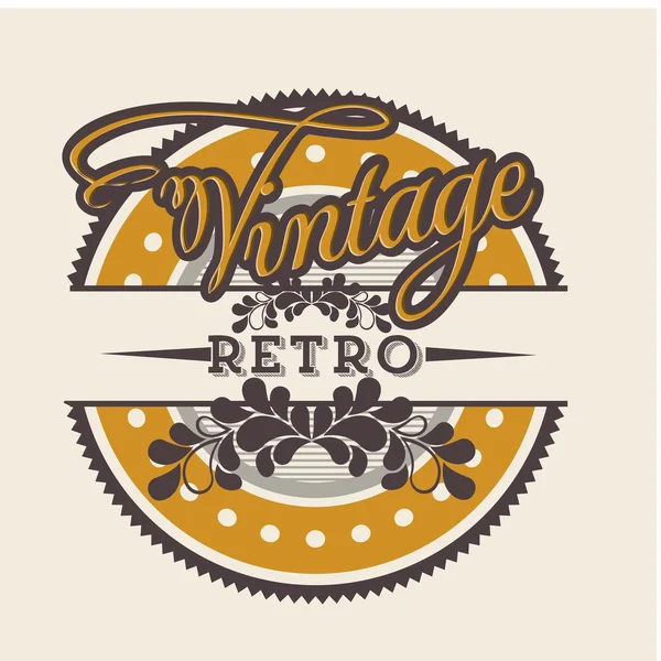 Vintage — Vector de stock