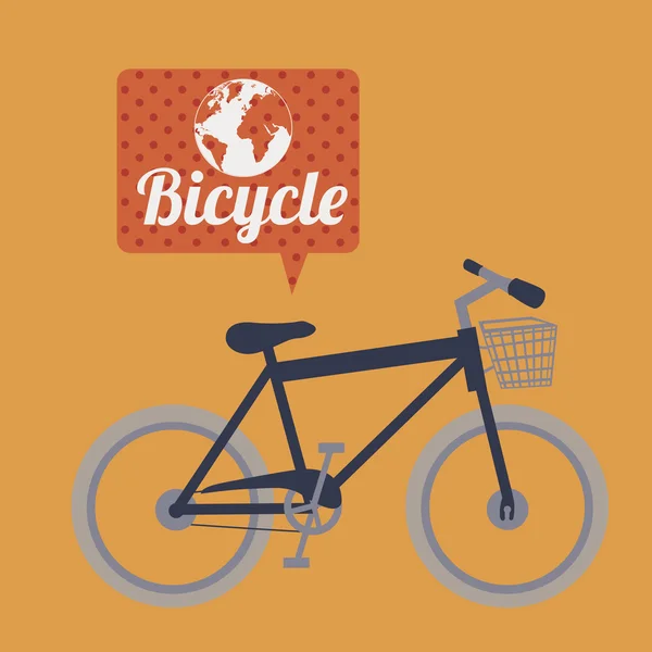 Expression de vélo — Image vectorielle