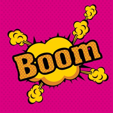 Boom çizgi roman simgeler