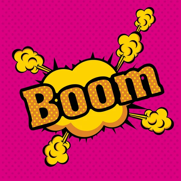 Boom-Comics — Stockvektor