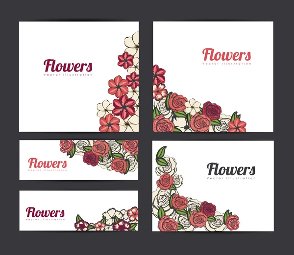 Design de flores —  Vetores de Stock