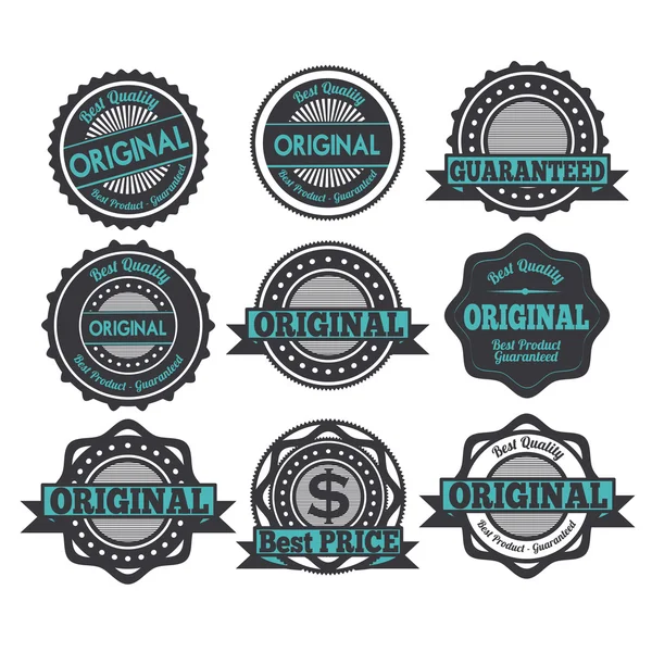 Original seals — Stock Vector