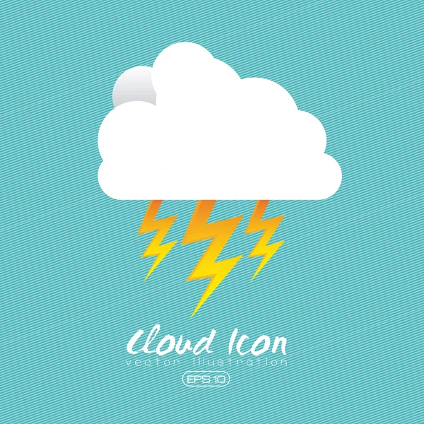 Cloud pictogram — Stockvector