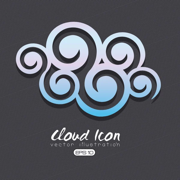 Cloud icon Stock Vector