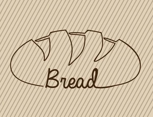 Хліб значок — стоковий вектор