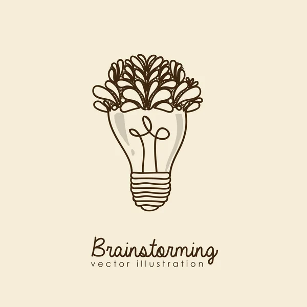 Brainstorming — Stockvektor