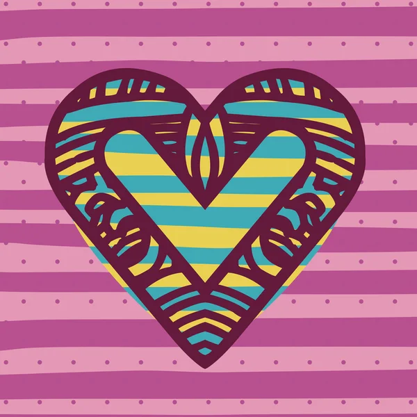 Diseño del corazón — Vector de stock