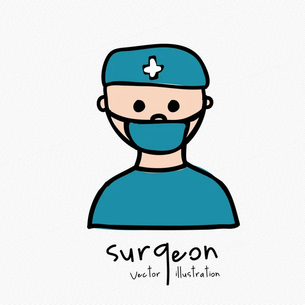 Chirurgo — Vettoriale Stock