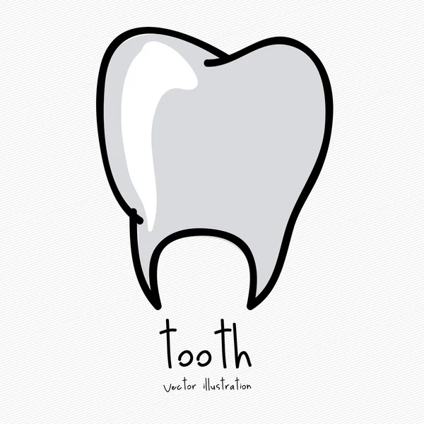 牙齿 — 图库矢量图片